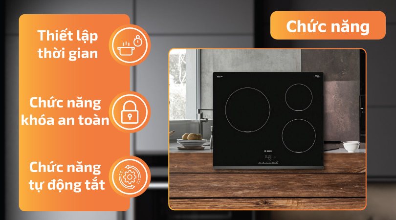 Chức năng của Bosch HMH.PUC631BB5E Series 4